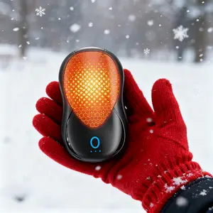 Rechargeable Hand Warmers Set of 2, Magnetic Heating, Smart Chip, Portable, Reusable, Christmas Gift, Outdoor Camping Accessories