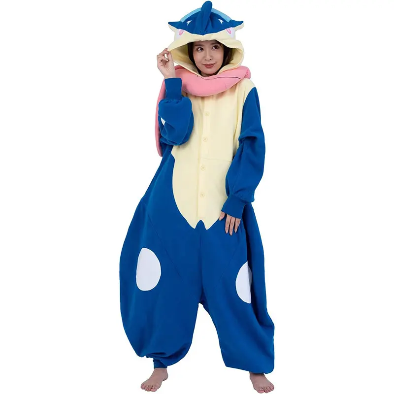 Women's Greninja Cosplay Onesie - Long Sleeve, Comfortable Loungewear Piece for Halloween, Christmas Adult Neutral Anime Sleepwear & Toy Gifts