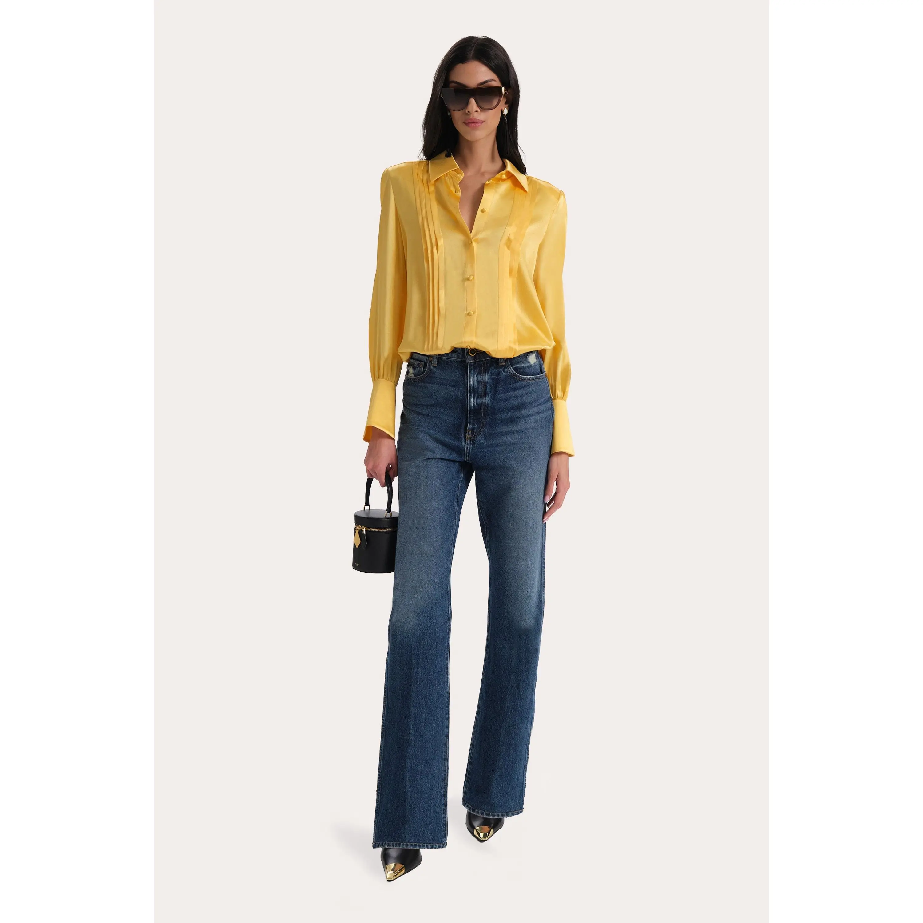 Chloe Charmeuse Blouse