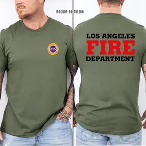 9-1-1 TV Show LAFD T-Shirt, Unisex Tee, Nine Eleven TV Series Shirt, Unisex Menswear & Womenswear Tops Collection