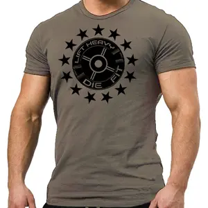 Unleash Your Strength: 45lb Plate and Stars - Ultimate Apparel for Gym-Goers and Athletes Unisex T-Shirt
