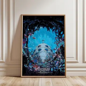 [Sale off up to 50%] [Free ship] [No Frame] Nausicaa of the Valley of the Wind by Studio Ghibli Movie Poster, High Quality Film Print, Ghibli Movie Poster Print, Poster for Wall Decor