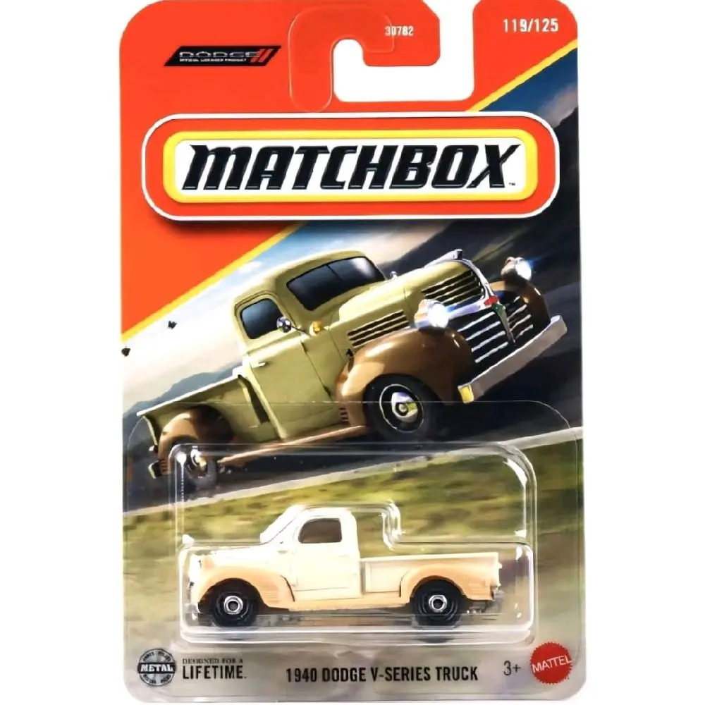 Matchbox 1940 Dodge V-Series Truck Diecast Model Car, Durable Plastic Collectible for Display & Gifting, Model Cars Collectibles Item