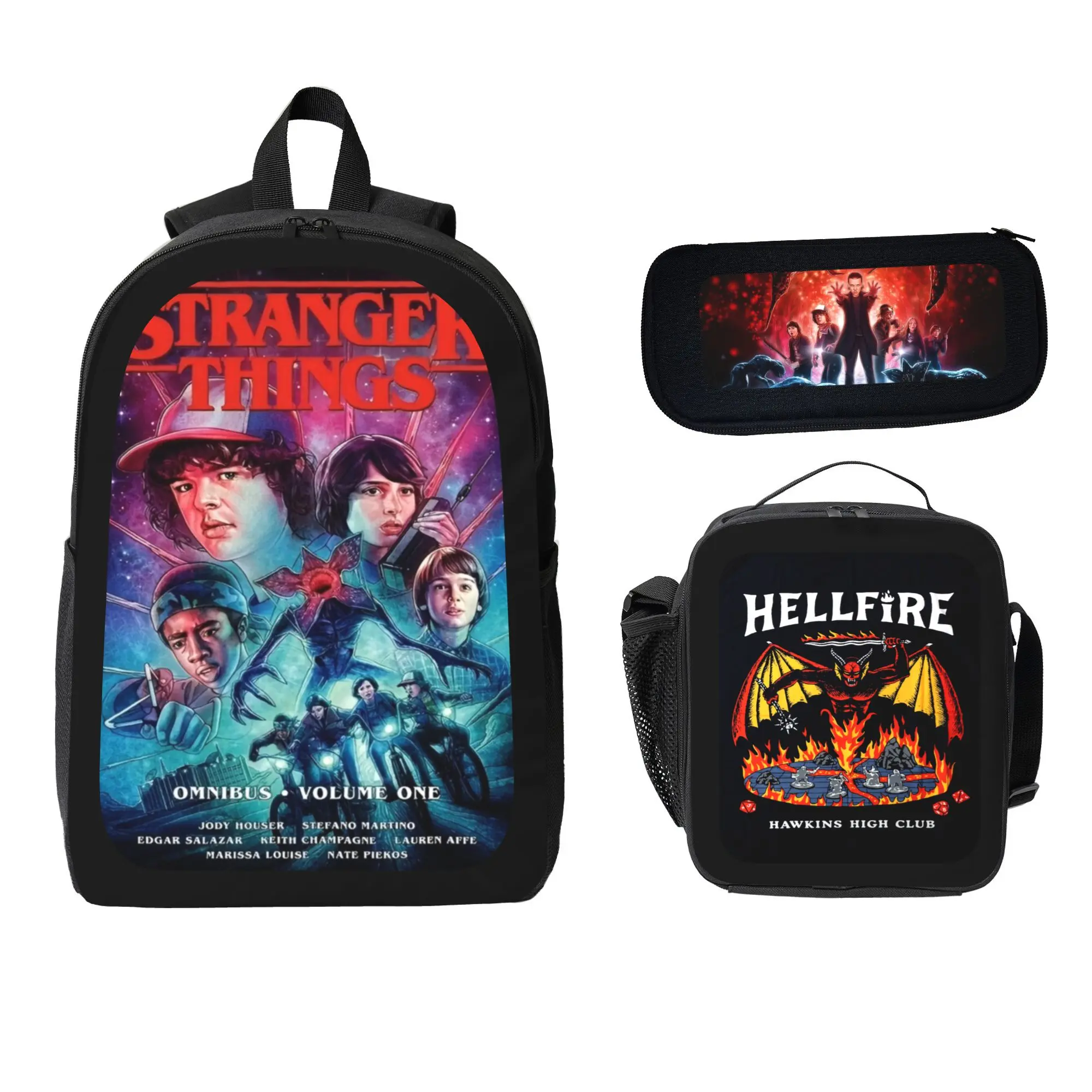 Stranger Things Fashion Backpack Lightweight Laptop School Bag for Outdoor Travel Camping