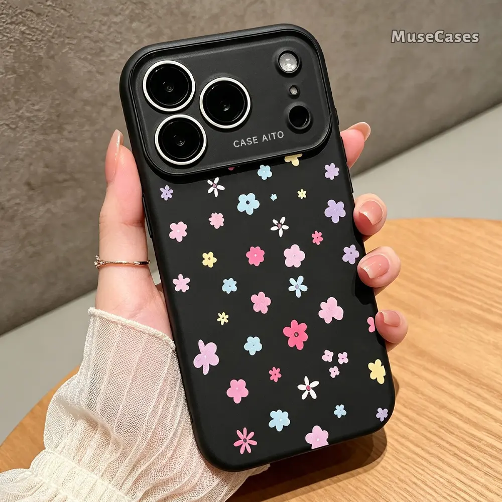 Tiny Floral Lemon 1-Piece Glossy TPU Protective Phone Case for iPhone 17-13 Series, iPhone 12-11 Pro Max Plus Air, Mobile Phone Accessories SCFYG260729006-1, Iphone Series