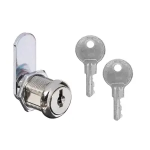 Lockcraft 5/8-in Disc Tumbler Keyed Cam Lock, Easy Install, Pre-Assembled, with Offset Cams, PK725 Keyed Lock