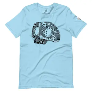 Damascus Skully Tee - Blue