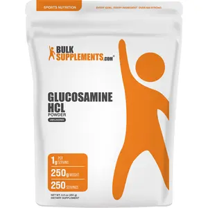 BulkSupplements - Glucosamine HCl Powder - Healthy Joints - Anti-Inflammatory - Healthy Skin - 250g - 1g per Serving