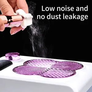 American regulation - powerful vacuum nail collector, used to collect nail dust during manicure, silent vacuum cleaner, suitable for salon and home use nail and personal care tools