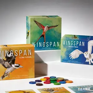 Wingspan Board Game - Bird Collecting Strategy Game for Adults & Families, Board Family Games, Award-Winning Tabletop Experience-English Ver.
