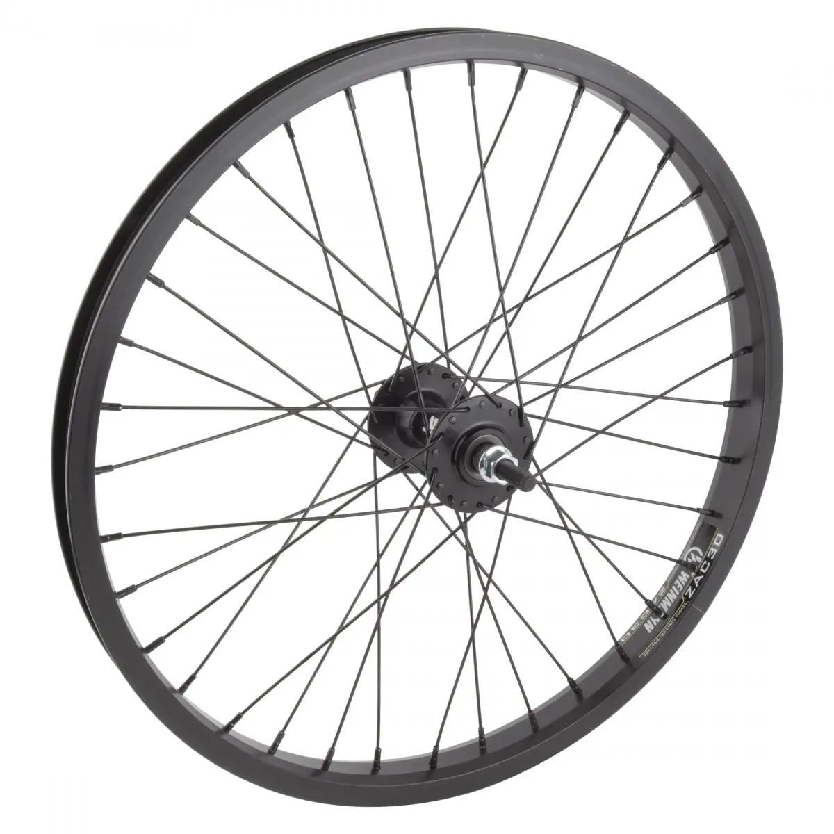 WHEEL MASTER WHL Front 20x1.75 406x25 WEI ZAC30 BK 36 ALY BO 3/8 BK 14gBK