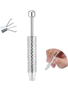 1 Pcs Piercing Taper Ball Grabber Tool for Changing Jewelry - 14G 16G 18G 20G Stainless Steel Flat Back Earrings Applicator Tool Threadless Insertion Pin Thread Body Piercing Kit for Ear Nose Lip