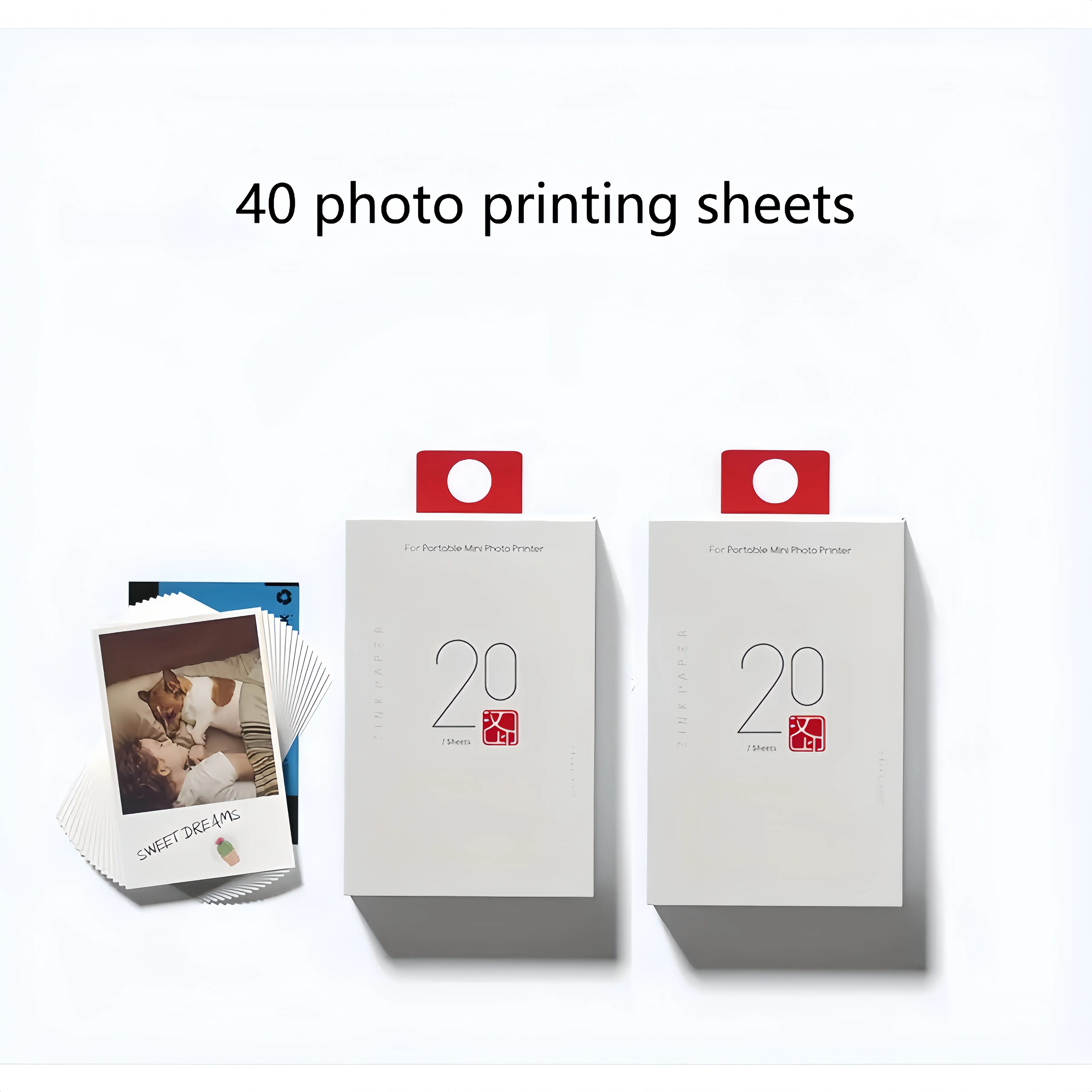 40 sheets of photo paper