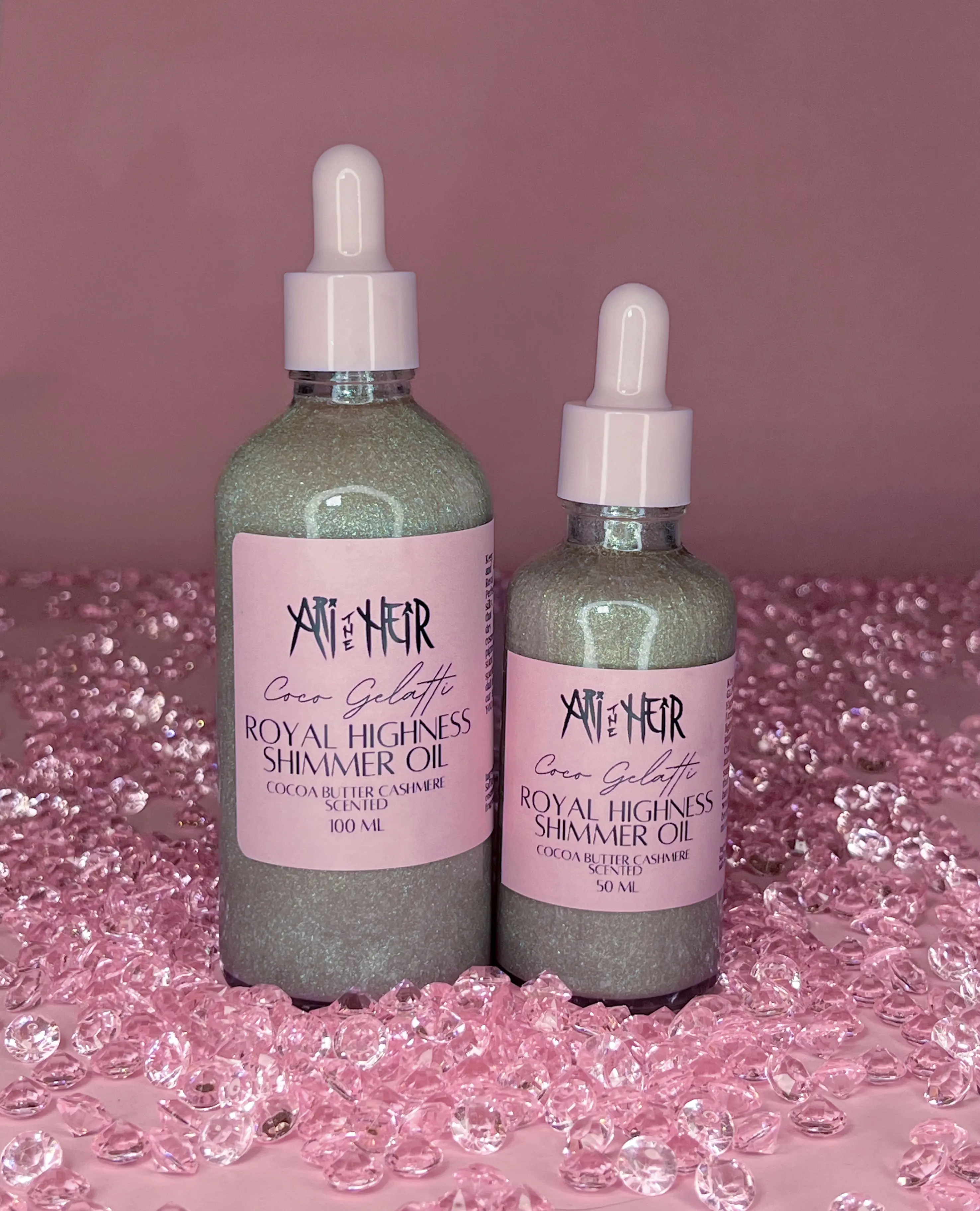 Coco Gelatti Shimmer Body Oil - Cocoa Butter Cashmere scented Coco Gelatti Shimmer Body Oil - Cocoa Butter Cashmere scented
