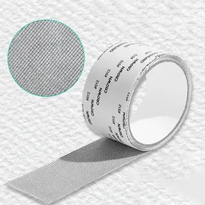Self-adhesive repair tape kit, no fabric required, durable and easy to use, can be used for repairing screens, curtains, mosquito nets, and is a household screen repair tool.