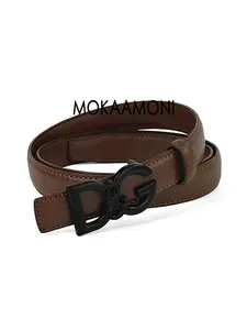 New D Letter Buckle PU Material Classic Accessory Adjustable Waist Belt, Multi-Color Trendy Pants Belt, Perfect Gift Choice