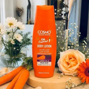Carrot Lotion - 500 ml Natural Plant-Based Moisturizer for Daily Body Care, Boosts Skin Moisture