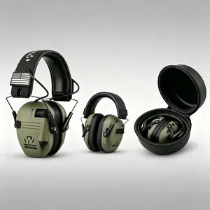 New Outdoor Hunting Headset, Wk Tactical Noise Reduction Ear Protection, Wired Foldable Shooting Cs Gaming Headphones