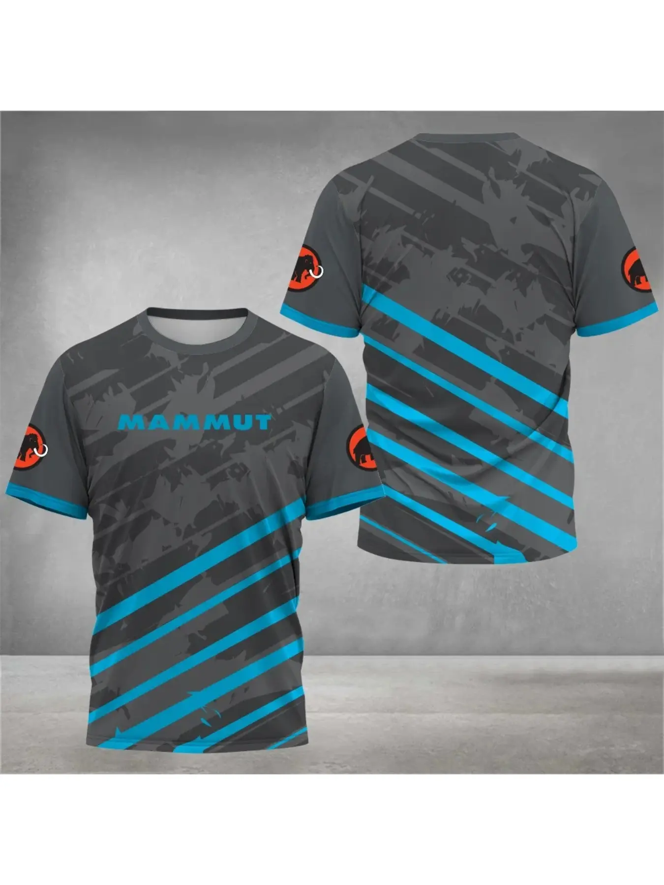 Outdoor Hiking Run Mountaineering Men's T-Shirt Casual O-neck Breathable Top Quick Dry Material Short Sleeve Fashion Men Clothes Sweat Wicking Top