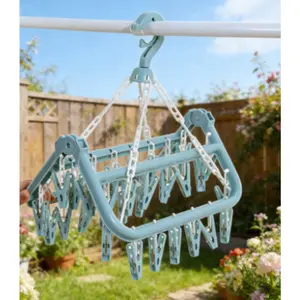 Clothes drying rack - a multi-purpose home and dormitory storage and organizing rack, suitable for socks, underwear and other items, a clothes drying rack