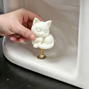 Fluorescence Toilet Bolt Caps Cute Animal Design Toilet Bolt Covers Decorative Toilet Screw Cover Caps for Bottom of Toilet 2026
