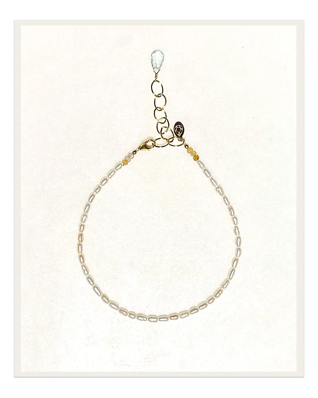 JASMINE Anklet Pearl, Fashion Costume Jewelry Accessory
