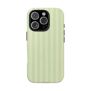 Green Striped Cute Phone Case For Summer Trendy Iphone Case For Iphone 16 15 14 13 12 11 X