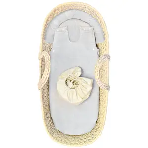 Organic Flax Baby Bassinet Mattress & Linen Bedding - END SIDS SET