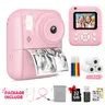 Kids Camera Instant Print, 1080P Selfie Digital Camera for Kids, Portable Toddler Toy, Kids Polaroid Instant Camera with 3 Rolls of Paper, Christmas Birthday Gifts for 3-12 Year Old Girls Boys