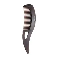 2PC Dandruff Removal Comb Self-cleaning Massage Plastic Wide Hollow Tooth Button for Scalp Exfoliation Gua Sha Handle Hair Growth for both mens & womens