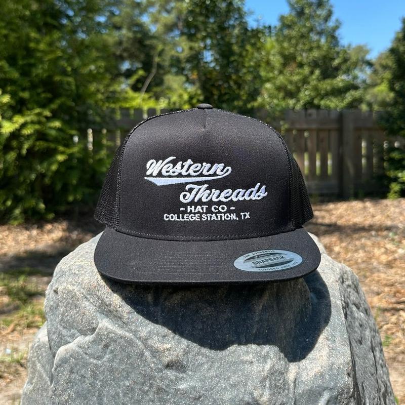 The OG Hat Trucker Western Threads Hat Collection, The Western Threads Hat Co Custom Color Adjustable Embroidered Snapback, Hat for men