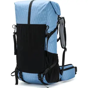 Hiking Backpack,40L to 50L  Capacity Hiking Bag,Internal Frame Camping Backpack,Upgraded X-PAC Lightweight  Daypack Travel Backpack Fit For  Climbing Camping(Blue)