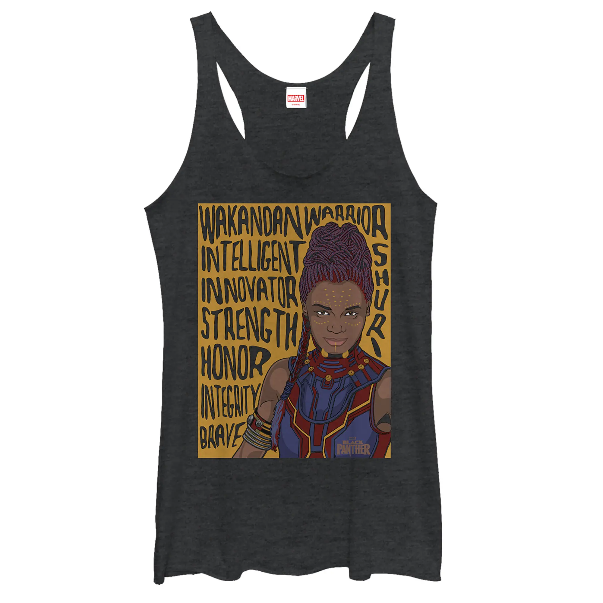 Women's Marvel Black Panther 2018 Shuri Personality Racerback Tank Top
