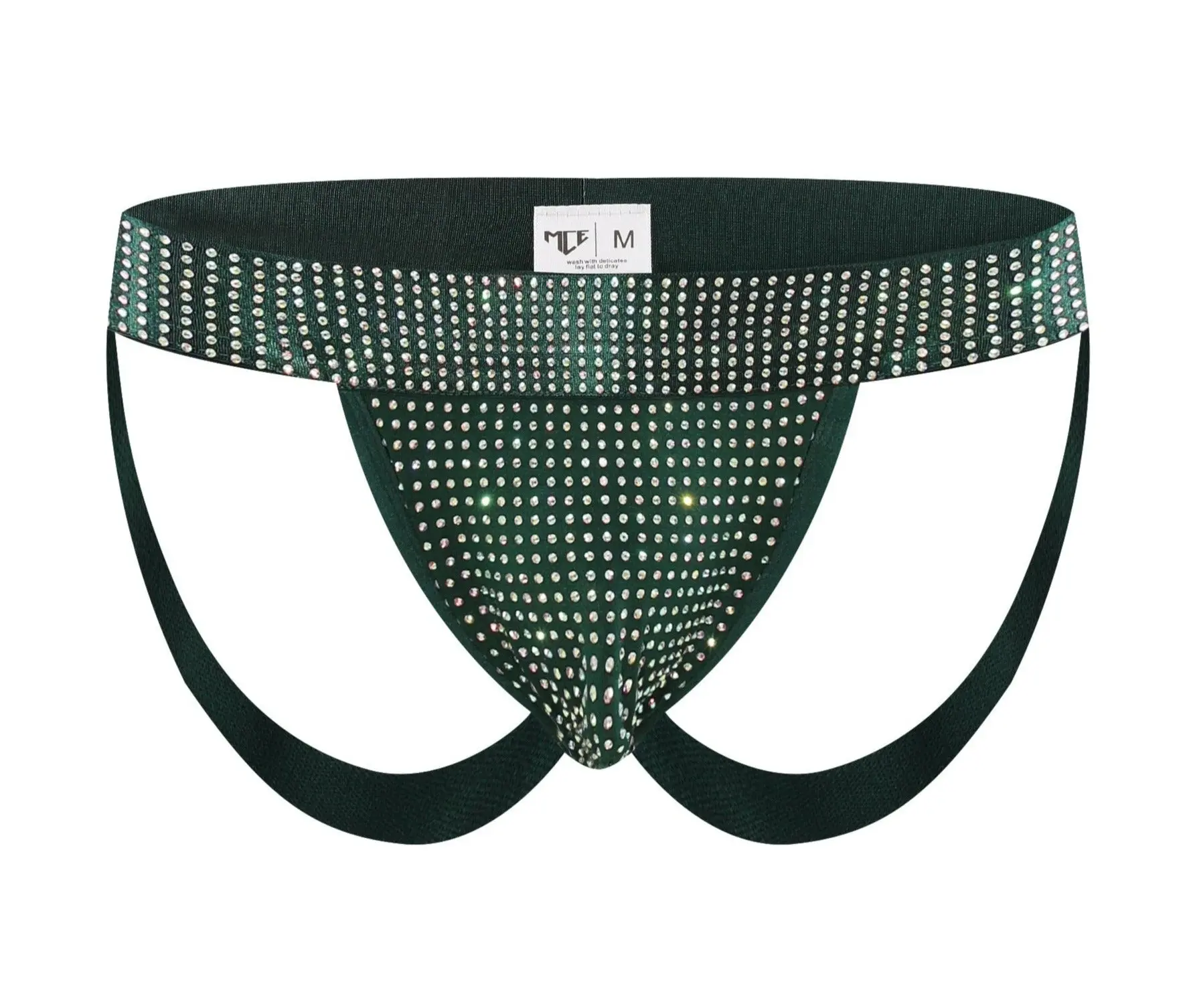 emerald rhinestone MCE jock strap emerald rhinestone MCE jock strap