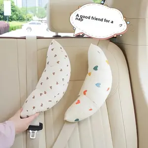 Car Shoulder Headrest Pillow, Car Seat Belt Cushion, Comfortable Sleeping Aid for Backseat Travelers, Universal Fit Vehicle Accessory, Car AccessoriesGift