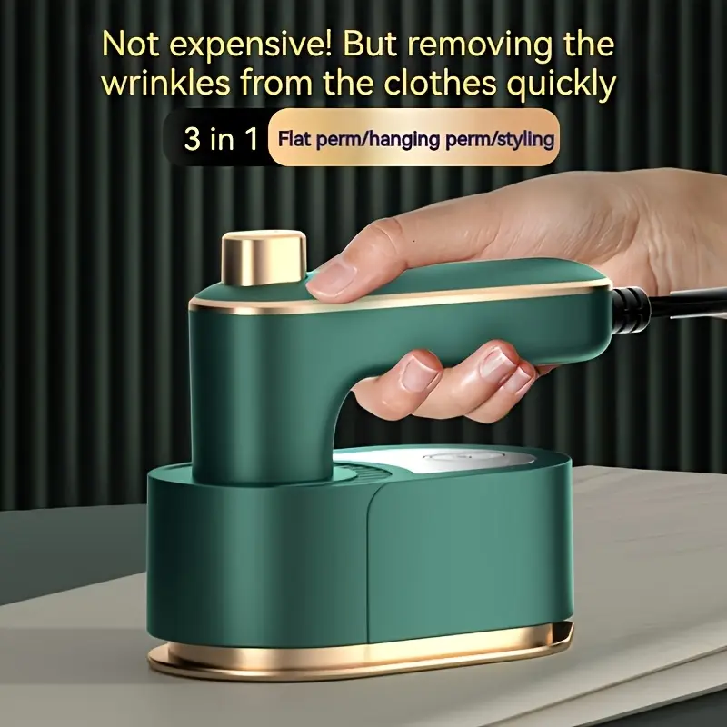 Mini Portable Folding Steam Iron,  Rotating New Iron Steamer for Clothes, Fast Heating, Handheld, Quick Wrinkle, Compact Handheld Steam Iron for Travel, College Dorm, Back To School, Apartment, Home Office