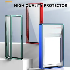 Stackable Metal Card Display Case with Glass Top, Anti-UV & Scratch Resistant, for Thick Sports Cards, Baseball & Football Games