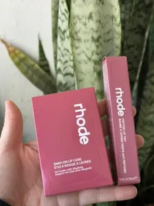 Magnetic Lip Balm Holder Case for iPhone Snap-On Design Soft Silicone Cute Aesthetic Phone Cover