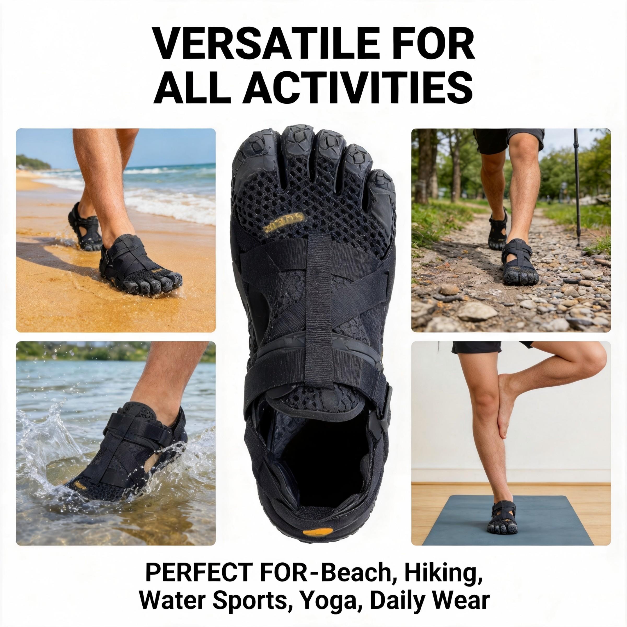 Women’s Five Finger Gym & Training Shoes | Flexible Barefoot Sneakers with Non-Slip Grip, Breathable Design for CrossFit, Pilates, Running, Lifting & All Workouts
