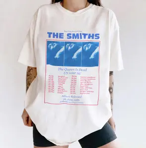 The Smiths T-Shirt 90s Brand, The Queen is Dead Shirt, English Rock Band Tops Tees Retro Women, Best Gift for Rock Band Lover