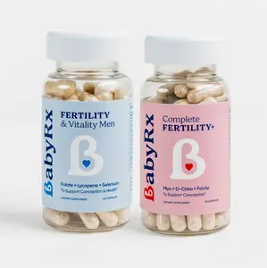 BABYRX Complete FERTILITY+ Bundle for Men & Women - Vitamin D E C Zinc Selenium for Enhanced Complete Care Pack Health Support