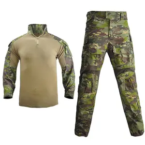 Outdoor Frog Suit Set Breathable Frog Suit Long Sleeve Combat Suit Frog Suit Training Suit Camouflage Tactical Suit
