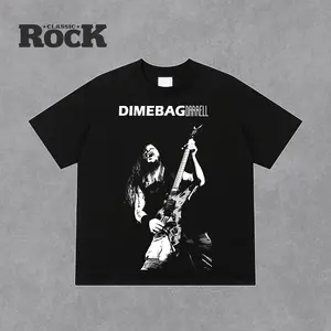 Dimebag Darrell Premium Cotton T-Shirt, Guitar Legend Graphic Tee, Heavy Metal Music Vintage Shirt, Rock Fans T-Shirt, Streetwear Graphic Tee, Gift For Dimebag Darrell Fans