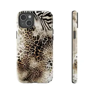 Animal Print Cheetah Zebra Tiger Phone Case Retro Design, Aesthetic Phone Cover For IPhone 16 Pro Max