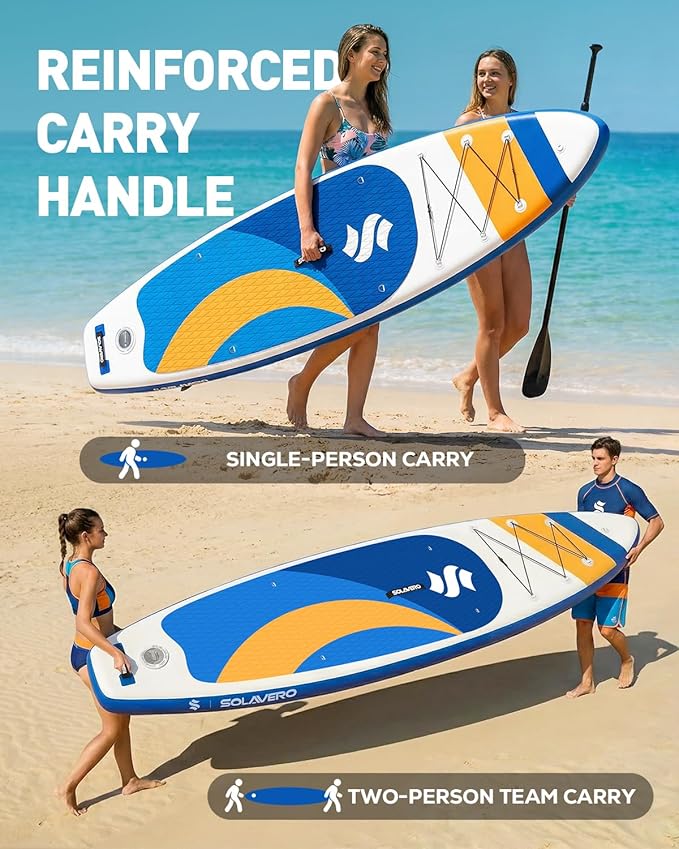11' Inflatable SUP Paddle Board, Extra Wide & Stable with Premium Accessories, Portable Blow Up Board for Adults, Ideal for Ocean, Lake & All Skill Levels 11' Inflatable SUP Paddle Board, Extra Wide & Stable with Premium Accessories, Portable Blow Up Board for Adults, Ideal for Ocean, Lake & All Skill Levels