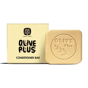 OLIVE PLUS Conditioner Bar – Deep Hydration & Frizz Control with Organic Olive Oil | Solid Hair Conditioner for Soft, Smooth, Shiny Hair | COSMOS Organic | 100g