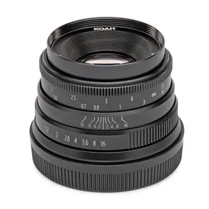 Koah Artisans Series 35mm f/1.7 Large Aperture Manual Focus Lens for Fujifilm FX (Black)