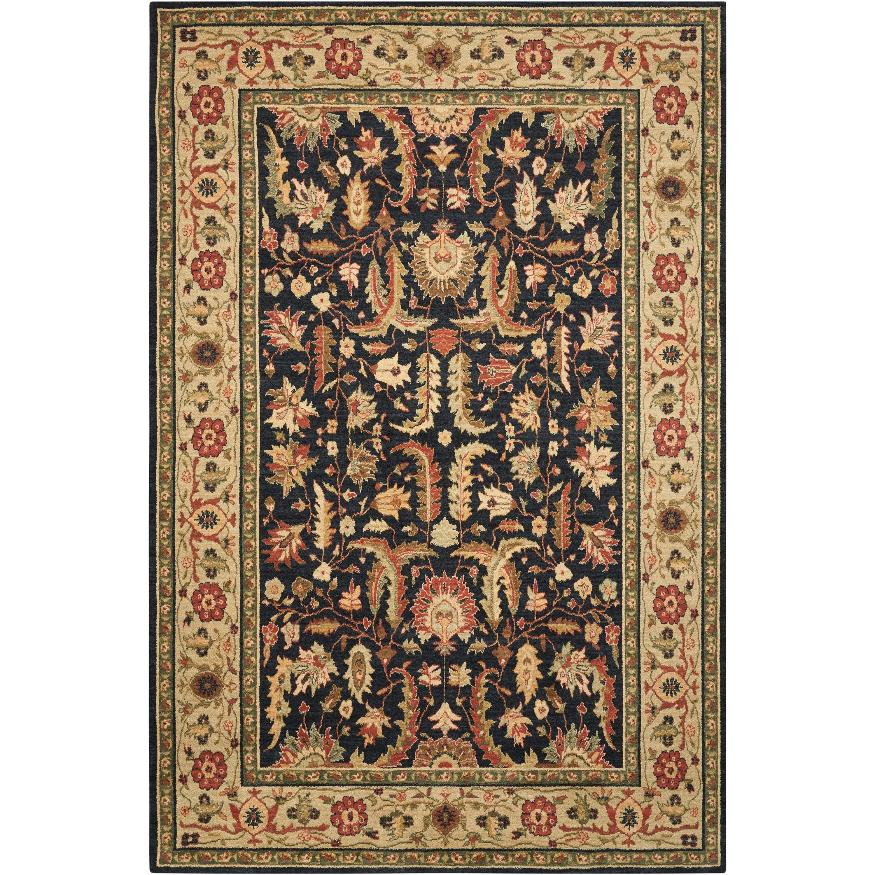 Nourison Home Living Treasures LI14 Midnight  Loom-woven Rug