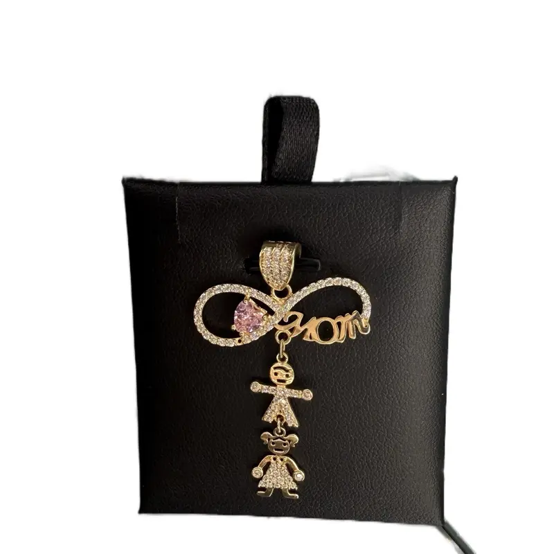 14KT Gold Mom Pendant