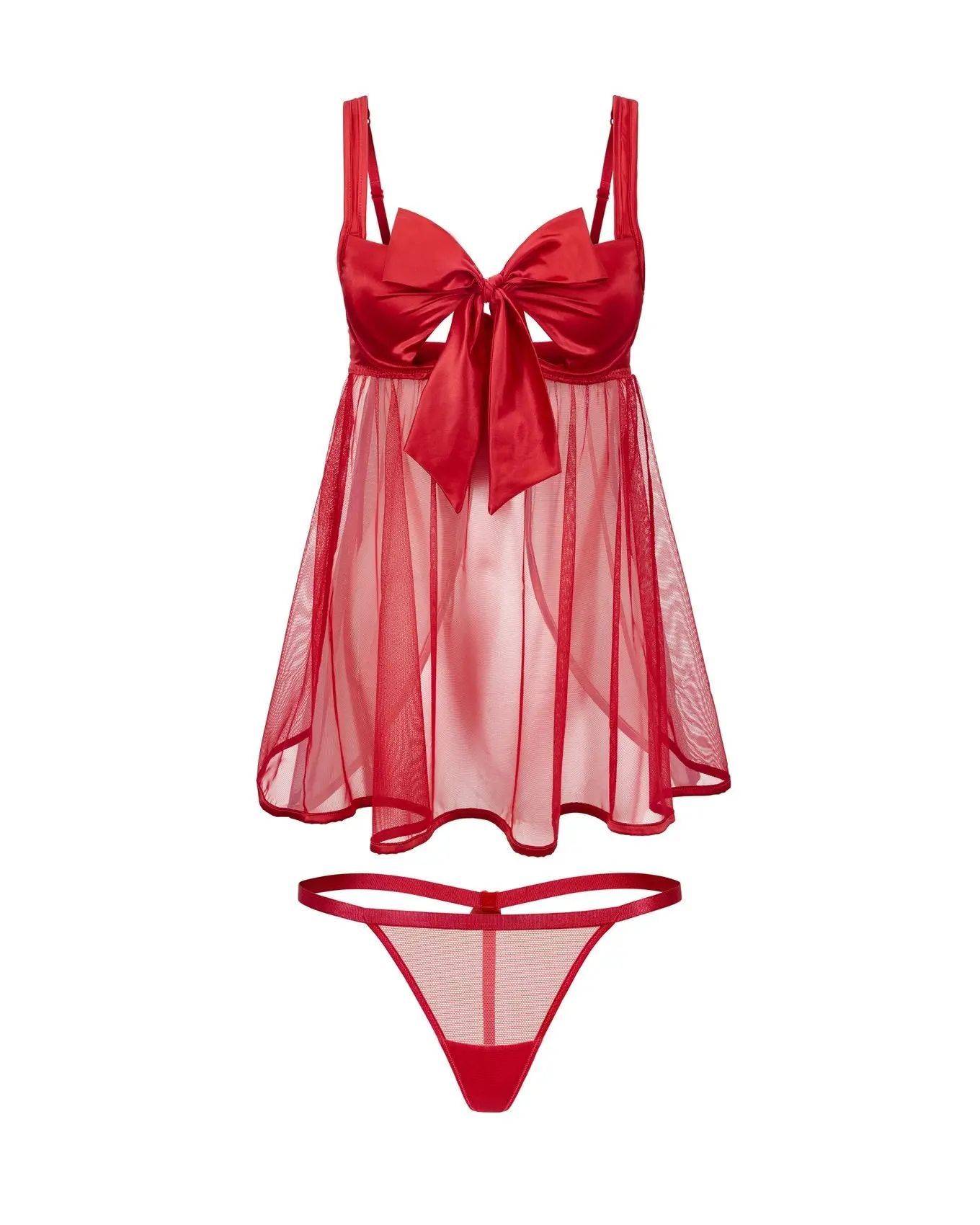 Bessima B1 Dark Red Plus Lingerie Bessima B1 Dark Red Plus Lingerie